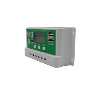 PWM 10A 20A 30A 12V/24Vソーラー充電コントローラー、デュアルUSBポートオフグリッドソーラーパネルコントローラー - Product Image 4