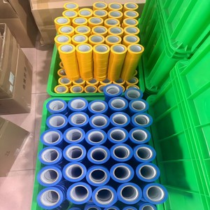 哑光浅蓝色聚氯乙烯电绝缘胶带10卷包装电线绝缘颜色区分 - Product Image 4