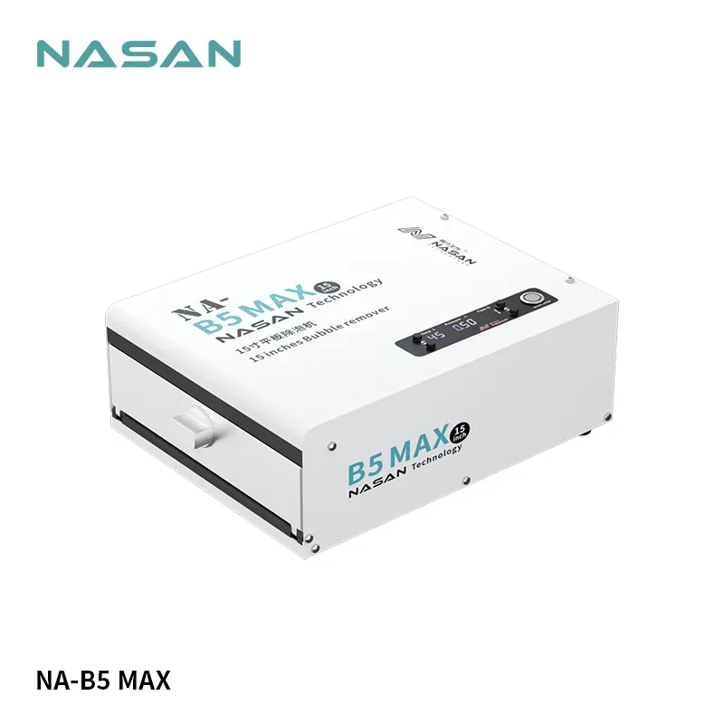 Новейший NA-B5Max 2024 для удаления пузырьков Nasan, большой размер для 12,9-дюймового планшета, ЖК-экран, автоклав с регулируемым давлением