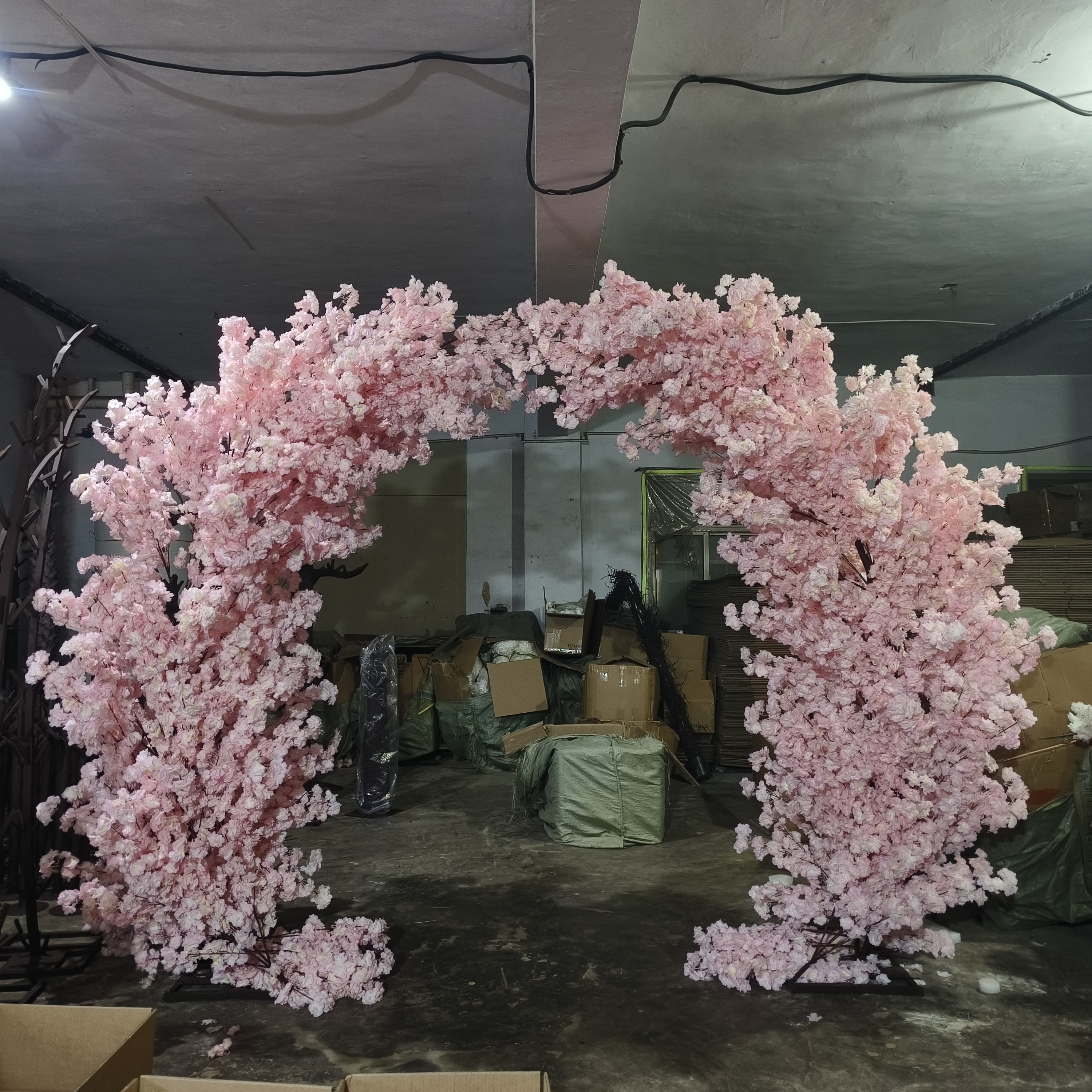 Cherry Blossom Flower Row Tree Arch3