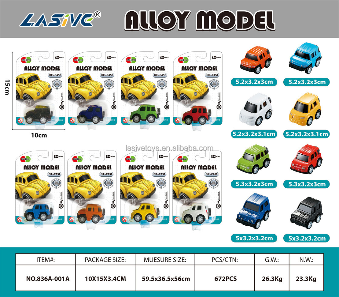 LMS-836A-001A Pullback Alloy Car