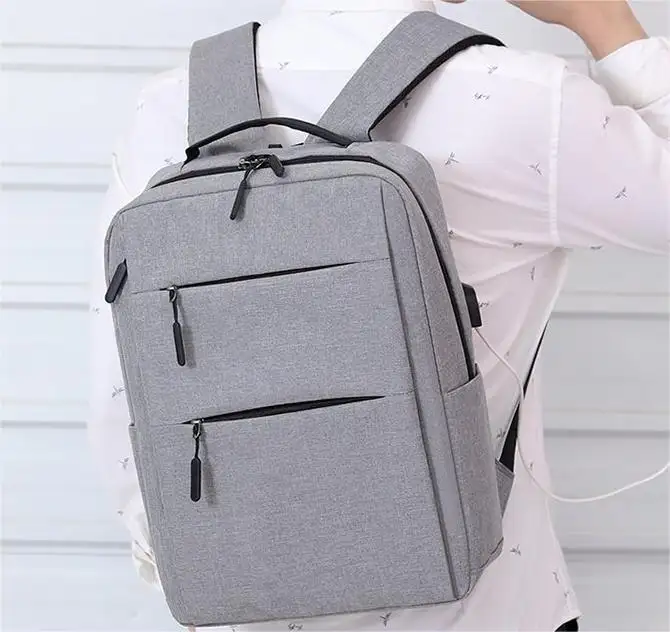 Mochila multifuncional para laptop de lazer de grande capacidade com USB Mochila ao ar livre pode acomodar um laptop de 15,6 polegadas