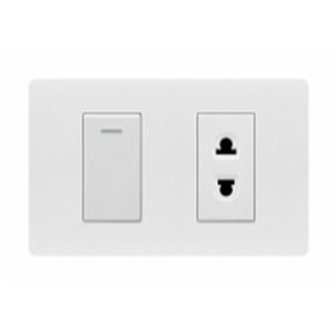 Hot Selling <strong>Multi</strong>-<strong>Function</strong> Electric <strong>Multi</strong> Wall <strong>Socket</strong> <strong>Switch</strong> <strong>With</strong> Light 1 Gang 1 Way+Double 2 Pole <strong>Socket</strong> - Product Image 5