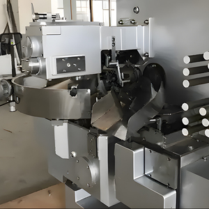Hocheffiziente vollautomatische Edelstahl 304-Schokolade-Zubehörmaschine für Tisch Doppeldrehung Wickeln PE CPP-Verpackungsmaschine - Product Image 6
