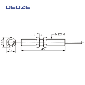 Economical ICU08MB04U Standard <strong>Analog</strong> <strong>Output</strong> Type Design with IP67 Distance 0.05mm 30V DC Inductive <strong>Proximity</strong> <strong>Sensor</strong> - Product Image 4