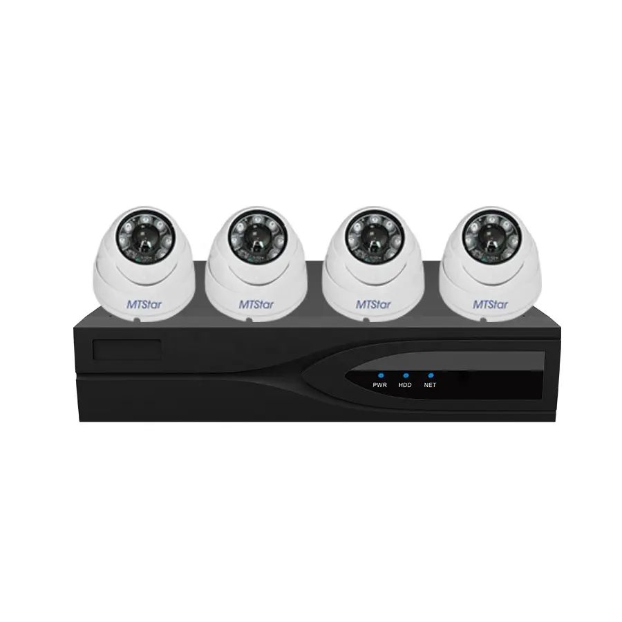 Impermeabile hd video macchina fotografica professionale 4k fisheye macchina fotografica della cupola di NVR Kit macchina fotografica 4k sistema di sicurezza professionale