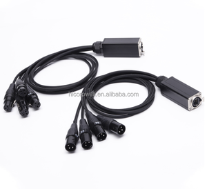Ethernet açık ekran ses çok çekirdekli yılan kablosu 1ch 4Ch 6Ch Cat6 Ethercon 80M 100M multicore ağ kablosu - Product Image 4