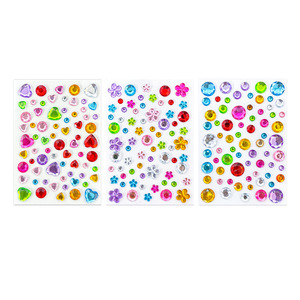 2025 Bán Buôn Trẻ Em Của Ba Chiều Đá Quý Acrylic Pha Lê Trang Trí Dán Tự Làm Thạch Cho Túi Xách - Product Image 6