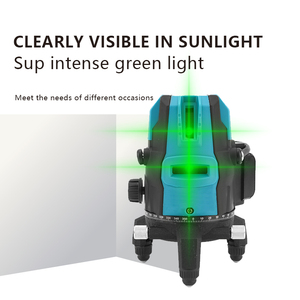 Industrial 3D 360 Láser de nivelación automática y manual Línea cruzada de luz verde para uso en interiores - Product Image 4