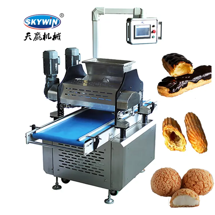 mini puff extruder machine PLC cheese puffs machine tray type puff pastry machine