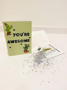 Yeni varış özel glitter patlama tebrik kartı sürpriz patlayan bomba iş teşekkür ederim kağıt kartı - Product Image 6