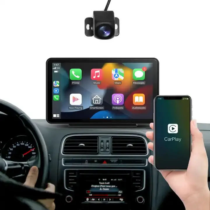 Lecteur Android universel pour voiture Para 7 pouces sans fil portable Android Mp5 Multimédia Vidéo Écran tactile Dvd Car Play