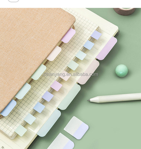 A5 20 Holes Page Markers Sticky <strong>Index</strong> Flag Tabs B5 26 Holes Colored PET Paper <strong>Index</strong> Sticker <strong>Notes</strong> for Spiral <strong>Notebook</strong> Bookmarks - Product Image 1
