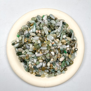 不定形天然結晶砂利ジェダイトクリスタルチップ癒しエネルギー石翡翠生石 - Product Image 4