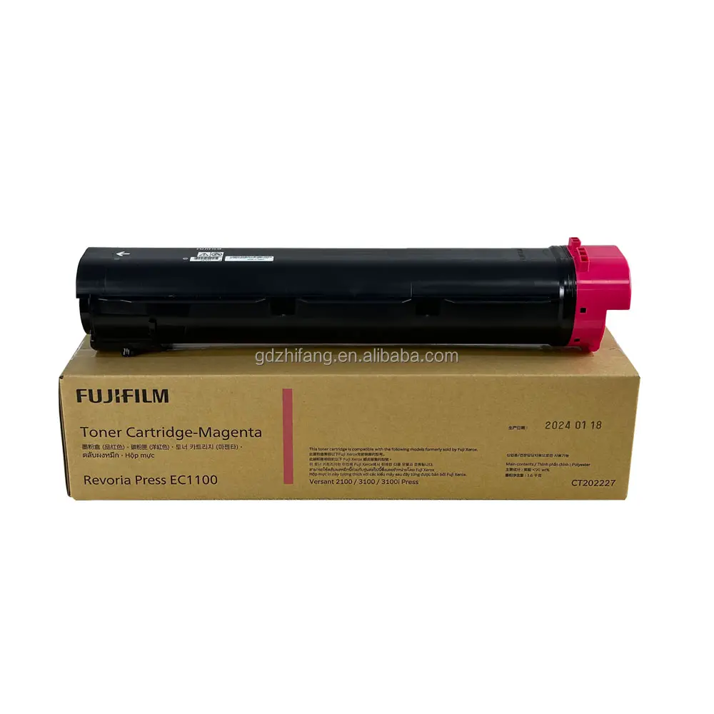 CT202225/26/27/28 Zhifang orijinal kullanım için Fuji Xerox Versant 2100 3100 toner kartuşu