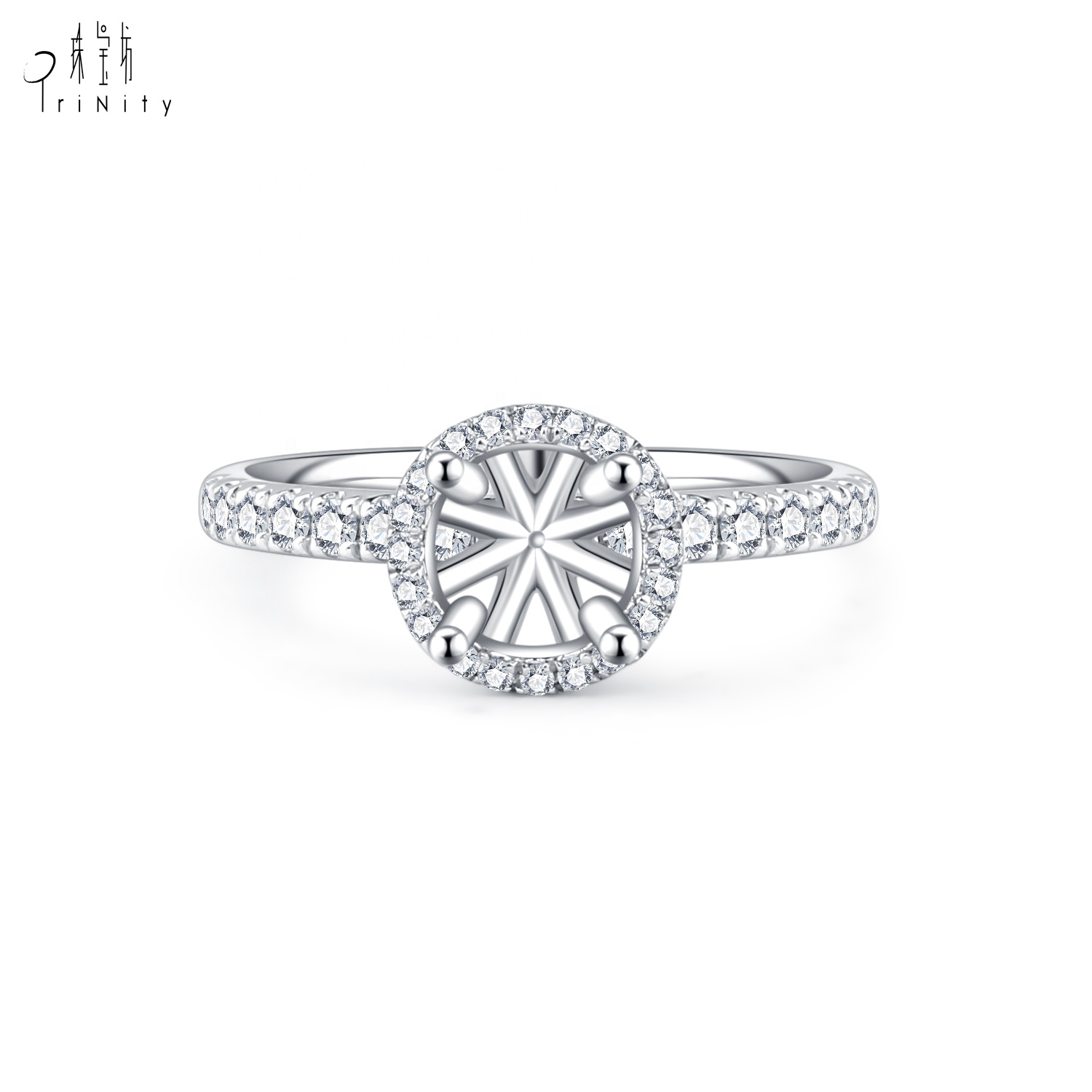 Or blanc 18K