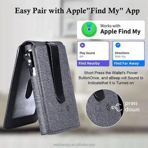 Ví đựng thẻ tín dụng nhỏ gọn, có logo tùy chỉnh, chất liệu da và nhôm, tích hợp chức năng chống RFID, dành cho nam giới - Product Image 4