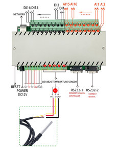 Sensor de temperatura DS18B20 para kc868-col, controlador lógico a prueba de agua - Product Image 4