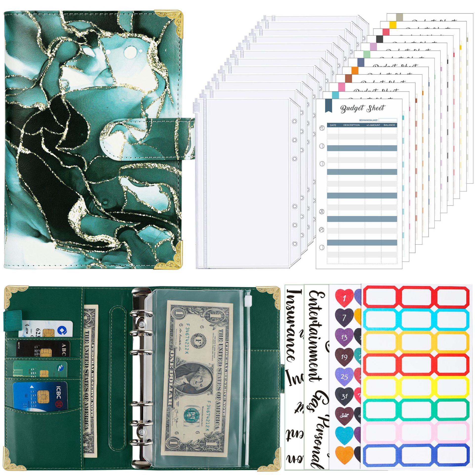 UV-dark green-zipper bag 1212 color budget card 12A-english 2-24