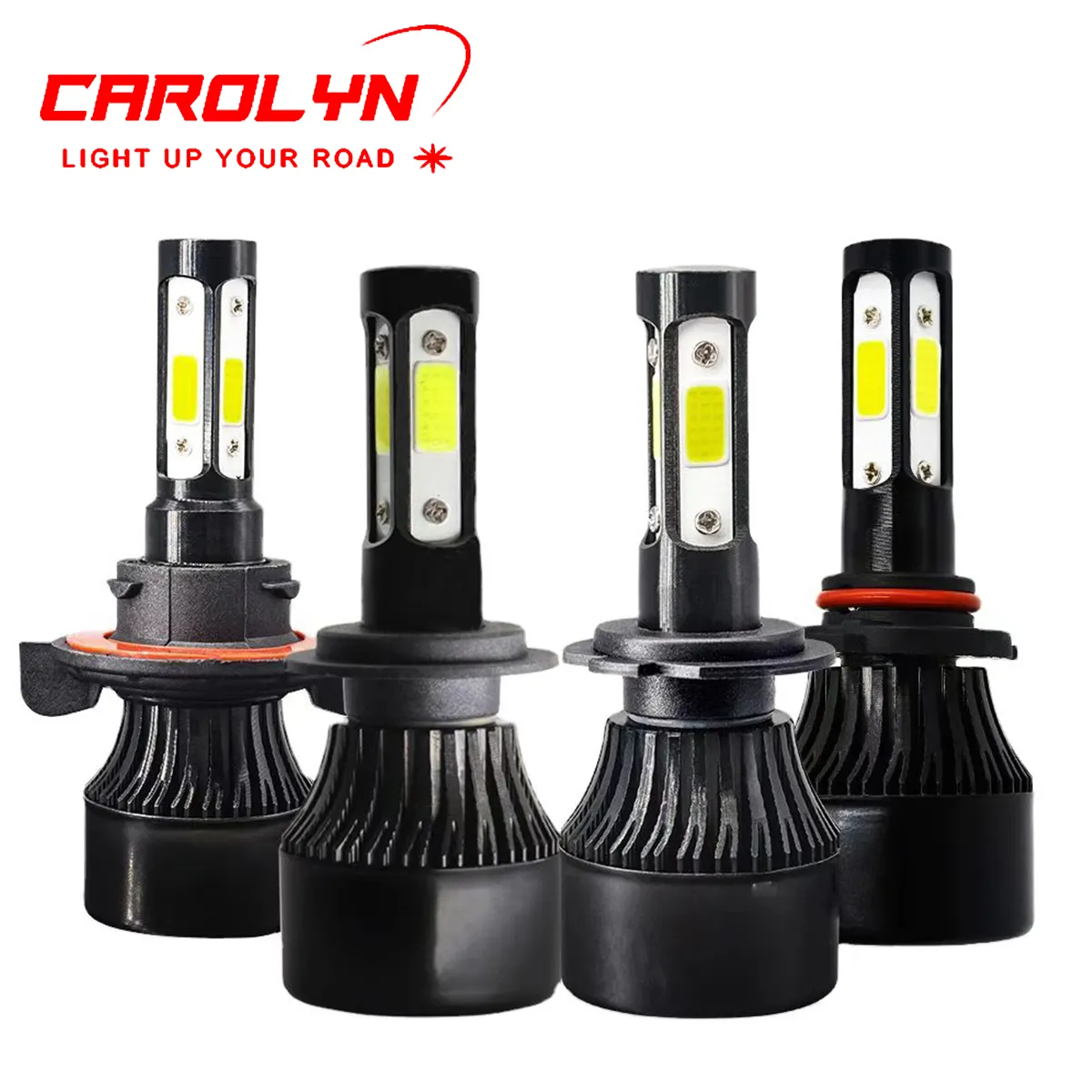 Carolyn High power X7 LED H4 9005 120W 12000LM 4 sides h7 h11 car led headlight 12V 24V car fog light car headlight