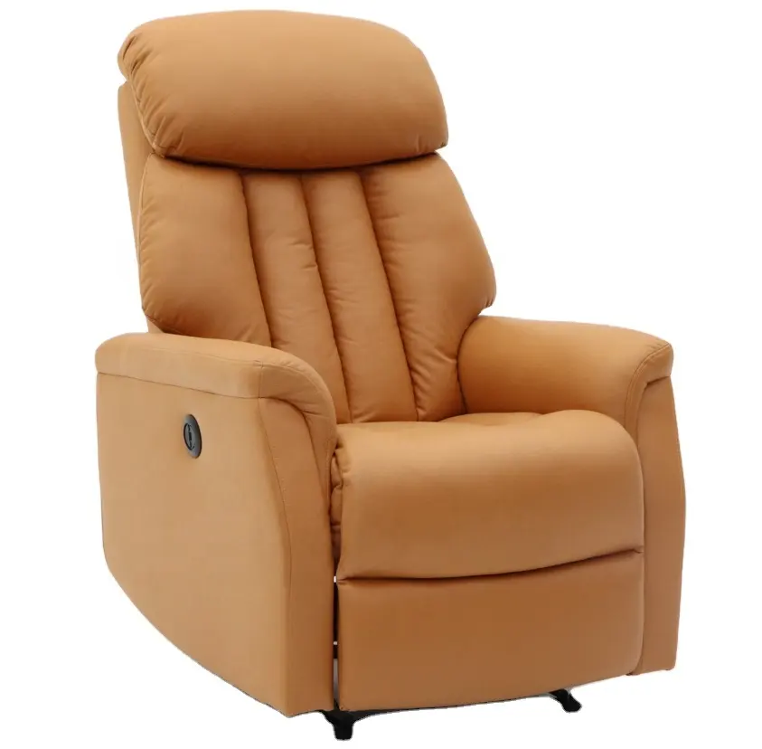 JKY Furniture moderna sedia reclinabile elettrica morbida rilassante divano singolo in pelle
