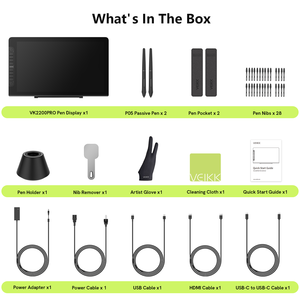 Melhores Profissionais 21,5 Polegadas VEIKK VK2200Pro <span class=keywords><strong>Digital</strong></span> Drawing Tablet com Tela para Design Gráfico - Product Image 4