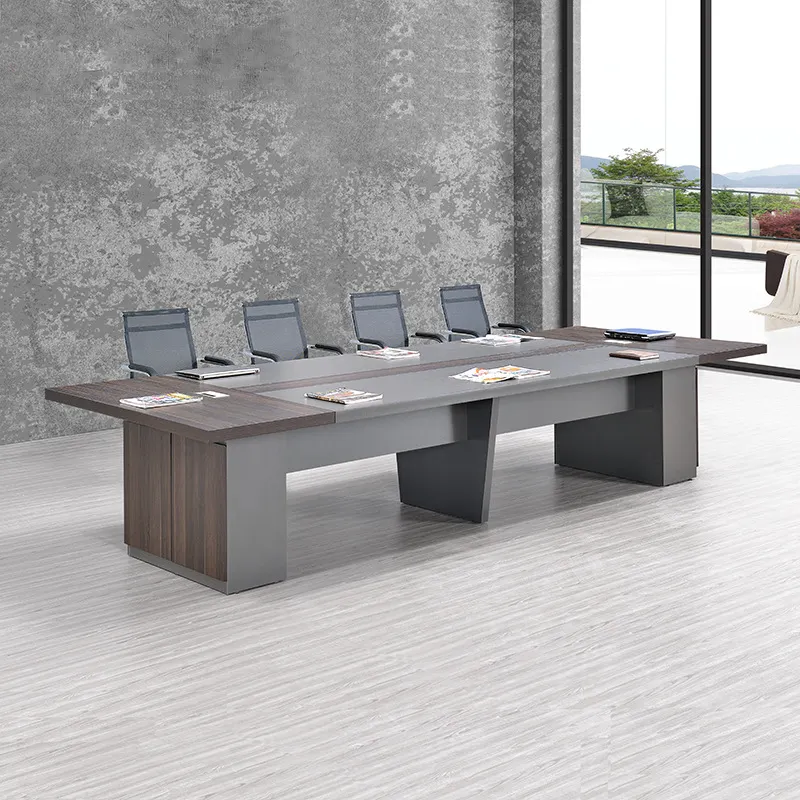 Luce di lusso mobili Per Ufficio esecutivo di stile Semplice di modo a forma di quadrato di legno scrivania ufficio design del tavolo per la società