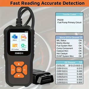 Automotive V318 <strong>OBD2</strong> Code Reader Essential Diagnostic Tool with Fault Detector and Reading Card OBD Scanner - Product Image 4