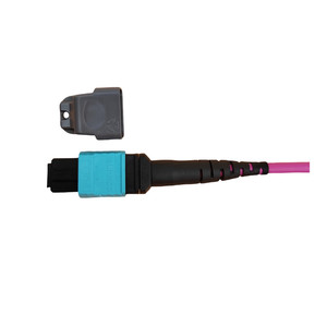 Fast Delivery OM4 <strong>MTP</strong>/MPO to <strong>MTP</strong>/MPO 12 Strand Female Multi-Fiber PatchCable 100G - Product Image 5