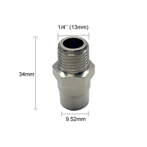 ระบบระบายความร้อนหมอกแรงดันสูง,ข้อต่อสลิปล็อคตัวเชื่อมต่อ3/8 "/9.52มม. ปล่อยด่วน/ปลายข้อต่อ/ข้อศอก/ครอส/ที/ที - Product Image 3