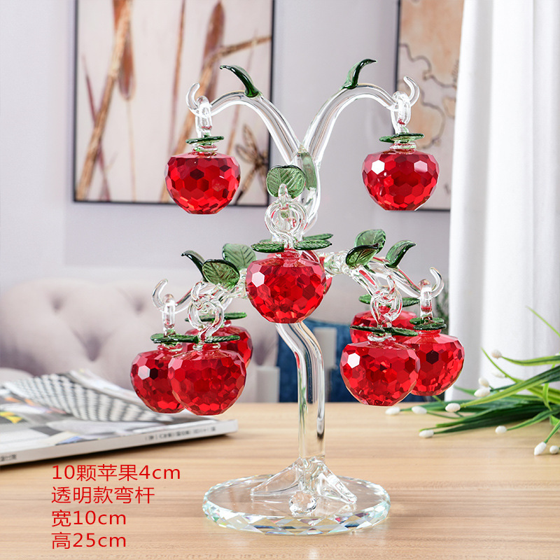 10 pommiers rouges suspendus