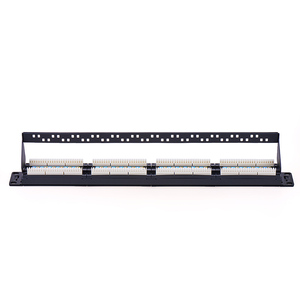Panel de conexión de red de 19 pulgadas 1u Cat5e, marco de distribución de datos, bastidor de cableado de red de 24 puertos, Panel de conexión de red Rj45 - Product Image 3