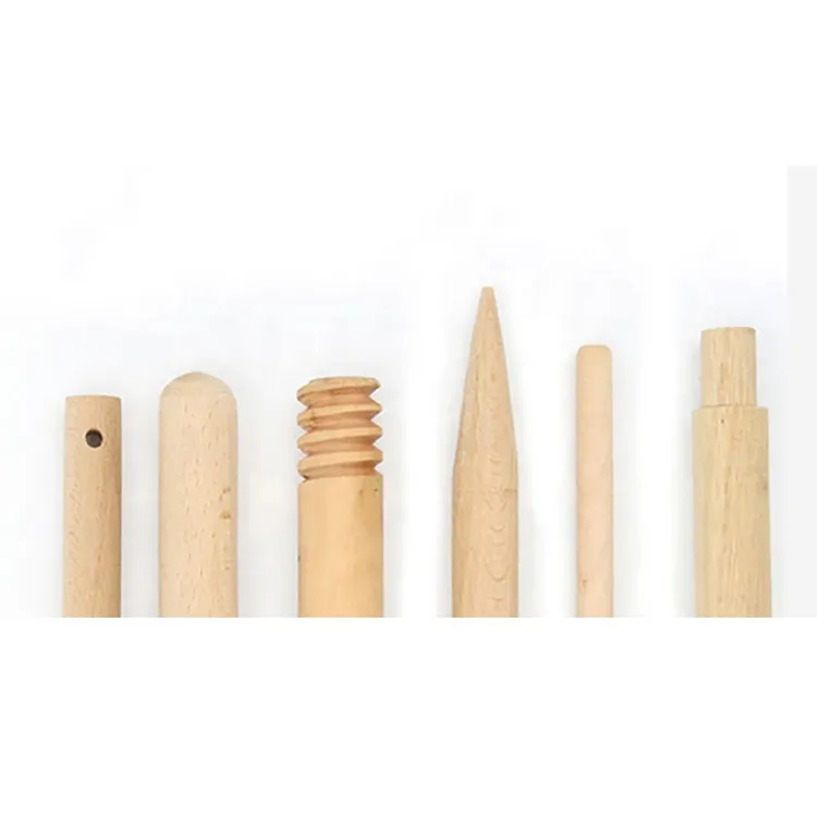 Varillas de madera para manualidades, varillas de madera maciza de abedul, redondas, para manualidades DIY