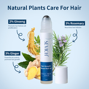 Saç büyüme Serum rulo kullanımı kolay organik biberiye zencefil avantajı saç büyüme Serum saç dökülmesi tedavisi için - Product Image 2