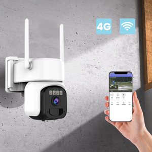 Cámara de seguridad de red AOV al aire libre a todo Color HIK IP 4MP pistola máquina de bolas WIFI Solar CCTV cámara de seguridad IP PTZ de baja potencia - Product Image 4