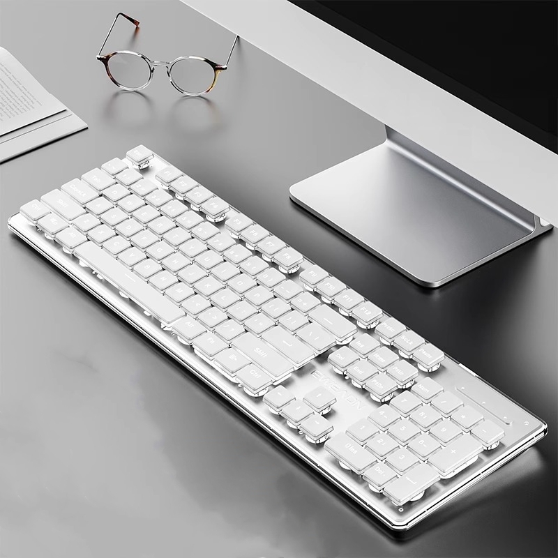 Clavier blanc argenté/lvair