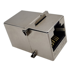 RJ45 Cat5e Coupler Female Keystone Adapter Network STP FTP Cable Extension Connector For Blank <strong>Patch</strong> <strong>Panel</strong> Face Plate - Product Image 1