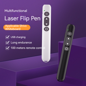 Multi-funzione laser flip pen chiave hyperlink USB ricarica intelligente 100m penna puntatore laser