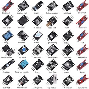 AIsmartlink For UNO Raspberry Pi 4 Pi 3,3B、RPi A、モデルB、Bロボットプロジェクト37センサーモジュールスターターアソートメントキット