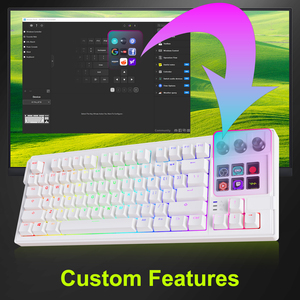Teclado macro con cable OEM K1 Pro-Ideal para edición y transmisión-RGB, diseño de junta, botones LCD, garantía de fábrica de 3 años - Product Image 5