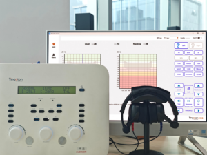 Tingoton เครื่องทดสอบการได้ยินทางคลินิกแบบสองช่องทางพร้อมตัววัดเสียงและเสียงพูด - Product Image 6