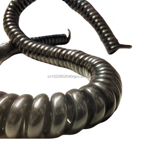 Saf bakır 2.5/10 Mm2 yüksek güç Spiral kablo endüstriyel uygulama bahar tel 2 3 12 çekirdek 4 kare genişleme güç kablosu - Product Image 5