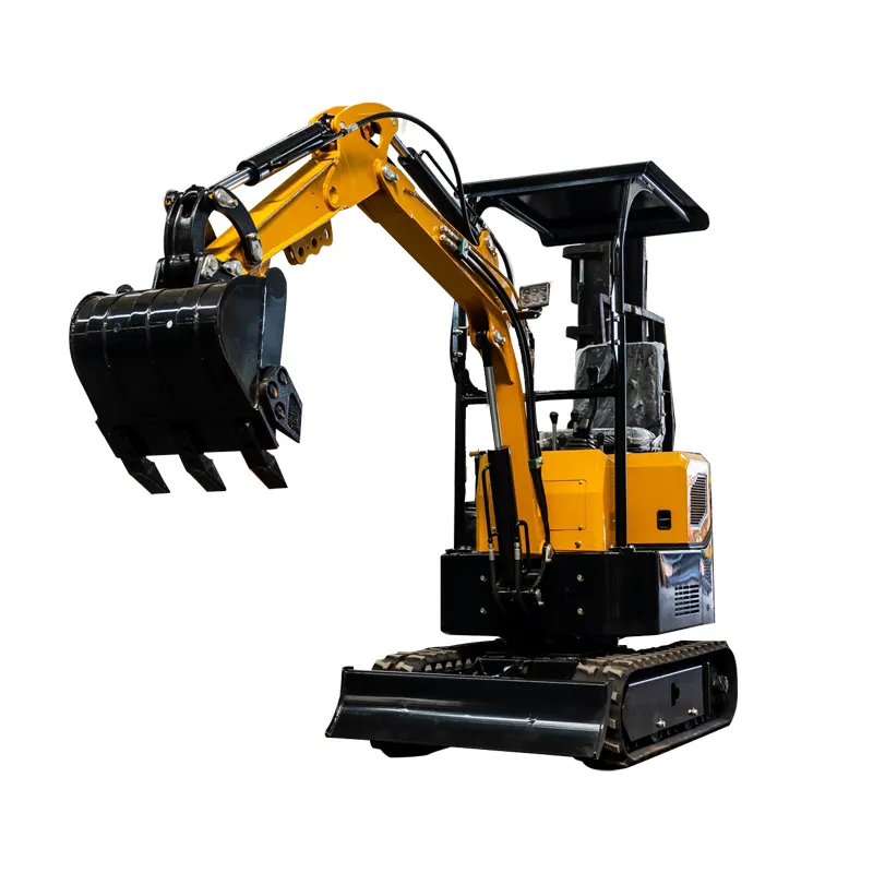 2023 New Mini Excavator EPA/CE Yuchai Kubota engine Moving Type 1.6 ton excavator with bucket