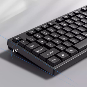 Juego de teclado y mouse inalámbricos, computadora portátil de escritorio, teclado Bluetooth externo y cubierta de mouse, silencio de escritura específico para oficina - Product Image 3