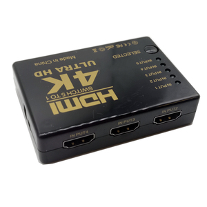 Conmutador HD 4K x 2K HDMI, compatible con 1x5 puertos, 5 entradas a 1, Selector de interruptores, Hub divisor con mando a distancia IR 3D para PS3 360 HDTV - Product Image 3