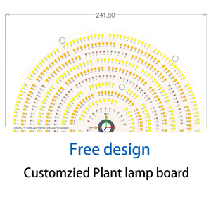 UFO PCB BOARD LED PCB Board แบบกำหนดเอง PCB UFO แผงไฟโรงงานออกแบบได้ฟรีการปรับแต่งสเปกตรัมของพืช - Product Image 5