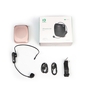 SHIDU 10 Вт портативный персональный обучающий мини перезаряжаемый преподаватель класс речи открытый UHF беспроводной усилитель звука - Product Image 2