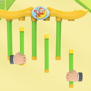 Alıcı oyunları hızlı reaksiyon eğitim oyuncak bebek eğitim müzik el kavramak düşen sopa hızlı reaksiyon eğitim oyunu - Product Image 2