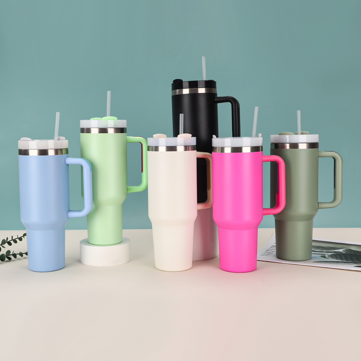 Tasse de voyage multicolore 3e génération 40oz