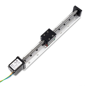 UMOT Stroke 150mm High Precision Electric <strong>Linear</strong> <strong>Guide</strong> Rail Cross Actuator <strong>System</strong> with Stepper Motor T Ball Screw Motion Module - Product Image 2